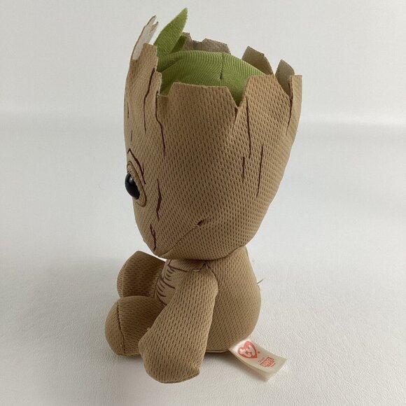 Ty Marvel Guardians Of The Galaxy Groot 6" Plush Bean Bag Stuffed Animal Toy - Picture 2 of 6